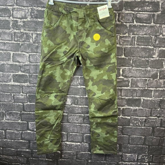 Cat & Jack Other - Cat & Jack Boys Size 12 Husky Camo Green Super Stretch Pull On Jogger Pants